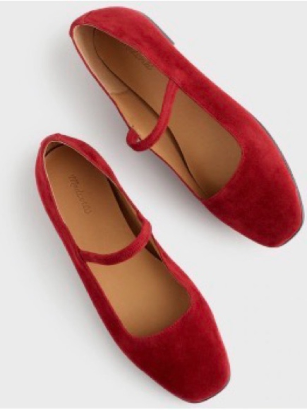 The Greta ballet flat in suede